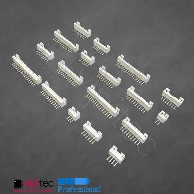 JST PH 2.0 Stiftleiste Gewinkelt THT Male Sockel PCB Header Stecker für 2mm RM