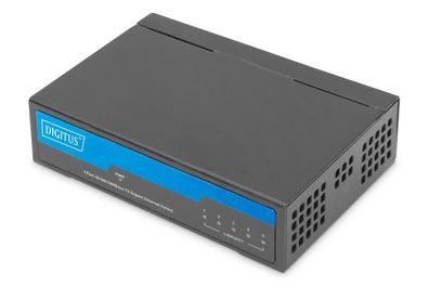 Digitus 5 port Gigabit Network Switch, Desktop, Metal Gehäuse