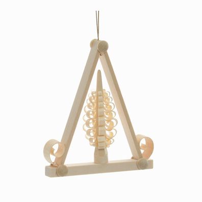 Baumbehang mit Bäumchen 7,5x7x2cm NEU Weihnachten Baumschmuck Holzschmuck Holz