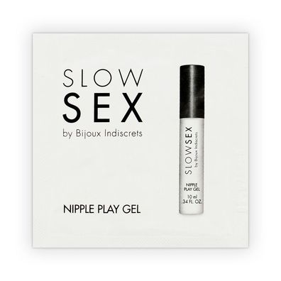 BIJOUX - SLOW SEX Nipple Stimulation Gel „Nipple Play“ Einzeldosis mit Kokosaroma