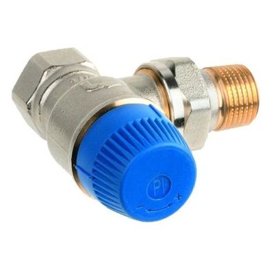 Resideo Thermostatventil Kombi-TRV, Eck (für einfachen hydraulischen Abgleich)