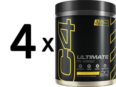 4 x Cellucor C4 Ultimate, Lemon Twist - 520g