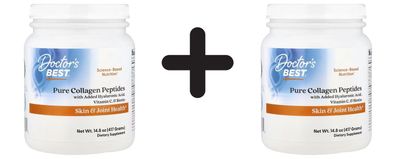 2 x Doctors Best Pure Collagen Peptides - 417g