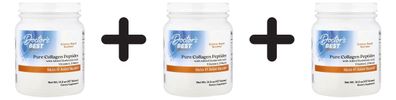 3 x Doctors Best Pure Collagen Peptides - 417g