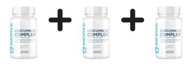 3 x Revive Curcumin C3 Complex - 60 vcaps