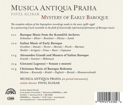 Various: Various: Musica Antiqua Praha - Mystery of early Baro