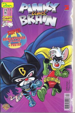 Pinky und Brain Nr. 12 Aufklapp-Cover und Poster Neuware Z0 Dino-Verlag 2000 Neuware