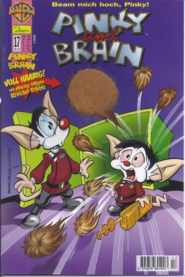 Comic-Heft Pinky und Brain Nr. 17 mit felligem Streichel-Tribble Neuware Dino-Verlag