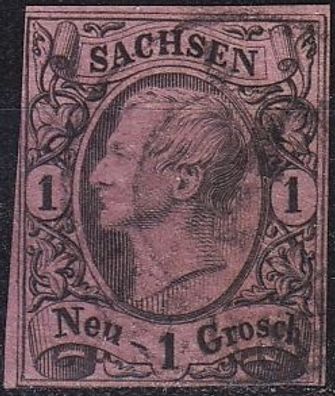 Germany Sachsen [1855] MiNr 0009 ( O/used ) [04]