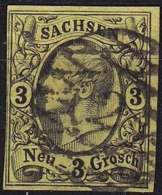 Germany Sachsen [1855] MiNr 0011 ( O/used ) [01]