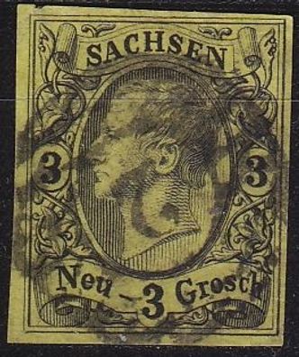 Germany Sachsen [1855] MiNr 0011 ( O/used ) [05]