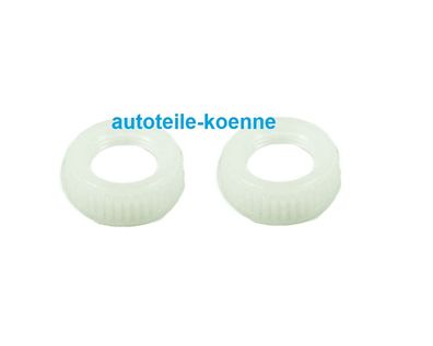 2x Überwurfmutter Plastik für Ventil Traktor Schlepper mit Schlauch-Bereifung
