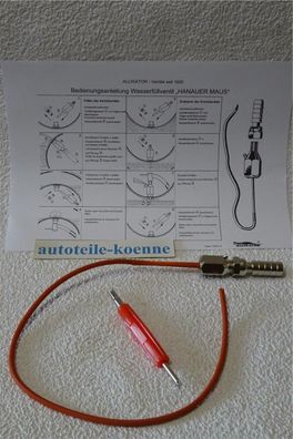 Hanauer Maus Wasserbefüll- und Entleerarmatur incl. Ventilschrauber Traktor AS