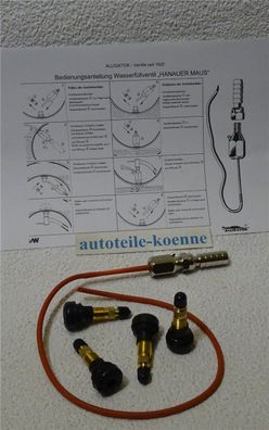 Hanauer Maus Wasserarmatur + 4x Snap-In 15,7mm Traktor Schlepper AS EM