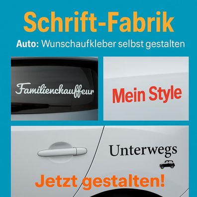 Wunschaufkleber selbst gestalten einzigartige Aufkleber mit deinem persönlichen Text