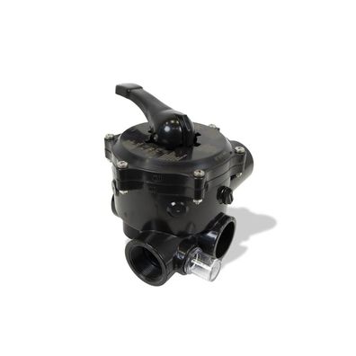 Speck 6 Wege Side Ventil BADU Mat R 41/3 GK | 1 1/2" | mit Ventilanschluss | Schwarz