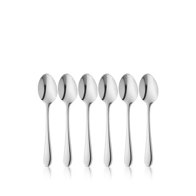 WMF Merit Espressolöffel-Set, 6 Stück, Cromargan protect® 3201112953 4000530644169