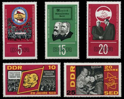 DDR 1966 Nr 1173-1177 postfrisch SD7E00E