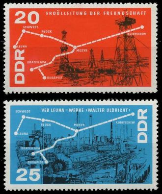 DDR 1966 Nr 1227-1228 postfrisch SD858FA