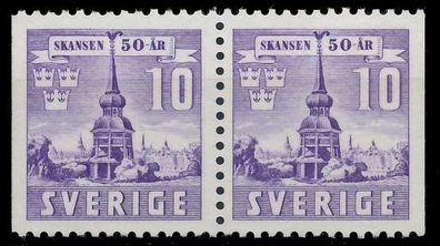 Schweden 1941 Nr 283Dl Dr postfrisch WAAGR PAAR XA5A312