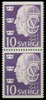 Schweden 1947 Nr 329Do Du postfrisch SENKR PAAR SD8E332