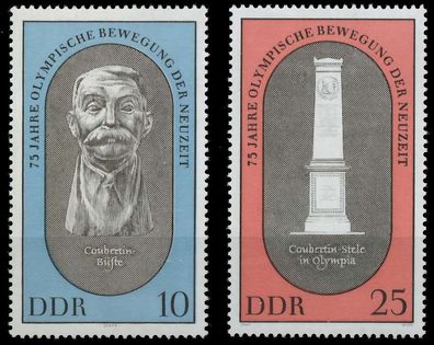 DDR 1969 Nr 1489-1490 postfrisch SD929AA