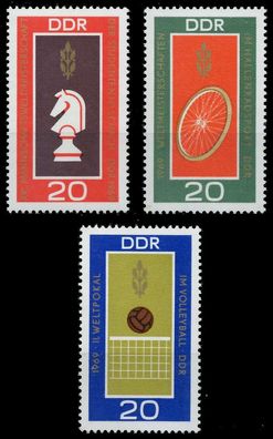 DDR 1969 Nr 1491-1493 postfrisch SD929CA