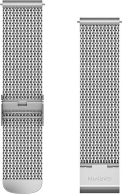 Garmin Ersatzarmband 20mm Silber/Milanese