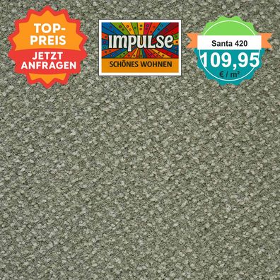 Girloon Santa 420 Feinstvelours 200 cm breit - keine Versandkosten