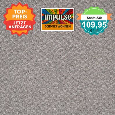 Girloon Santa 530 Feinstvelours 200 cm breit - keine Versandkosten