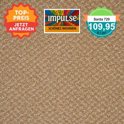 Girloon Santa 720 Feinstvelours 200 cm breit - keine Versandkosten