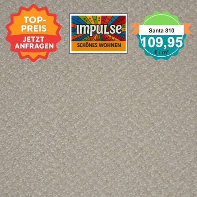 Girloon Santa 810 Feinstvelours 200 cm breit - keine Versandkosten