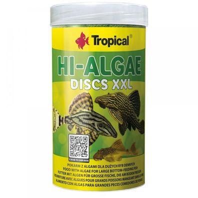 Tropical Hi-Algae Discs XXL 250ml Futter Futtertabletten für Welse Welsfutter