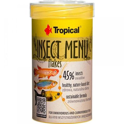 Tropical Insect Menu Flakes 250ml Futter Flockenfutter für Zierfische