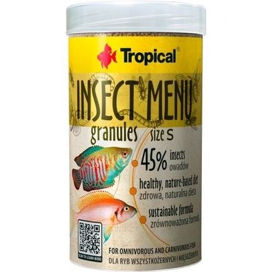 Tropical Insect Menu Granules S 250ml Futter Granulat für Zierfische
