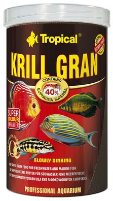 Tropical Krill Granulat 250ml Futter Granulat mit 40% Krillanteil