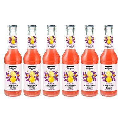 Vaihinger Virgin Grapefruit Tonic alkoholfrei – 6 × 0,33 l Glasflaschen – Erfri