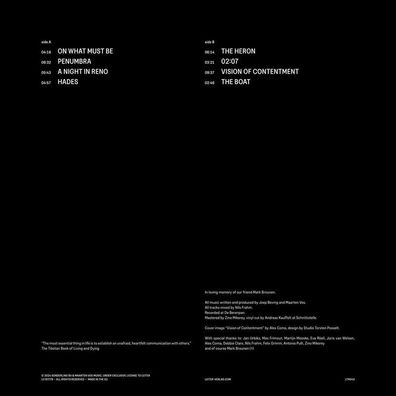 Joep Beving: Vision Of Contentment (limited) - 375 Media - (L