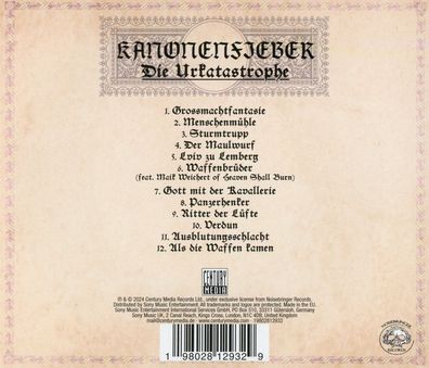 Kanonenfieber: Kanonenfieber: Die Urkatastrophe - - (CD / D)