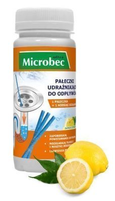 Abflussreiniger Sticks Bio Rohrreiniger Abfluss Bio Stäbchen Zitrone 12 Stück