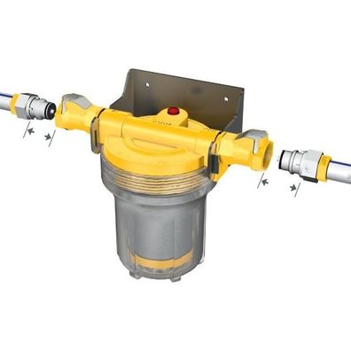 Lilie Filtersystem Certec® Inline gerade Komplett-Set für Tauchpumpenanlagen