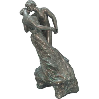 Figur La Valse - Der Walzer - frei nach Camille Claudel bronze verwittert