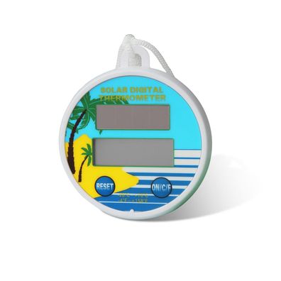 Schwimmbad-Thermometer | Digitalanzeige | solar | F & °C Skala