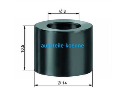 1x Ersatz-Dichtmembrane für Hebelstecknippel Füllarmaturen Alligator 030717