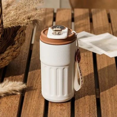 450 ml Thermosflasche Smart Display Temperatur 316 Edelstahl Vakuumbecher Büro Kaffee