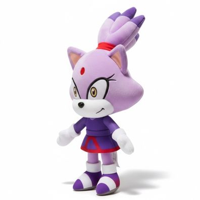 Blaze the Cat Plüschtier 30 cm - Sonic the Hedgehog Kuscheltier - Weiches Spielzeug