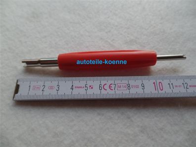 Ventilschrauber passend für VG5 + VG8 Standard vernickelt mit Plastikgriff