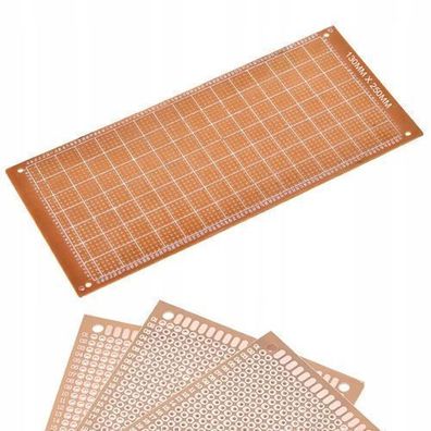 Rosfix Prototypenplatine 130x250 mm – THT Raster 2,54 mm | 1-seitig