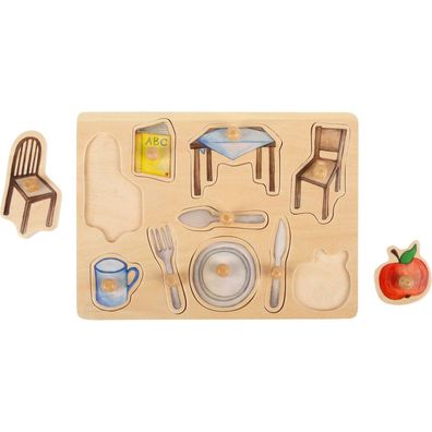 Setzpuzzle Alltagsgegenstände