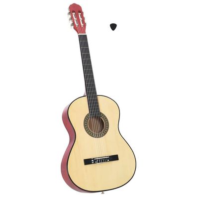 vidaXL Klassische Gitarre für Anfänger 4/4 39" Lindenholz